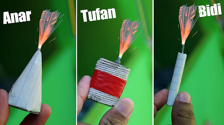 how to make crackers with paper | paper se crackers kaise banaen | Tufan, Anar, bidi bom making |