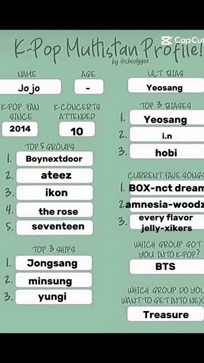 my k-pop profile! #yeosang #kpop #jeonginstraykids #jhope #boynextdoor