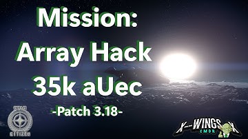 Array Hack - disabling and enabling the Com-Link = 35k aUec to get.