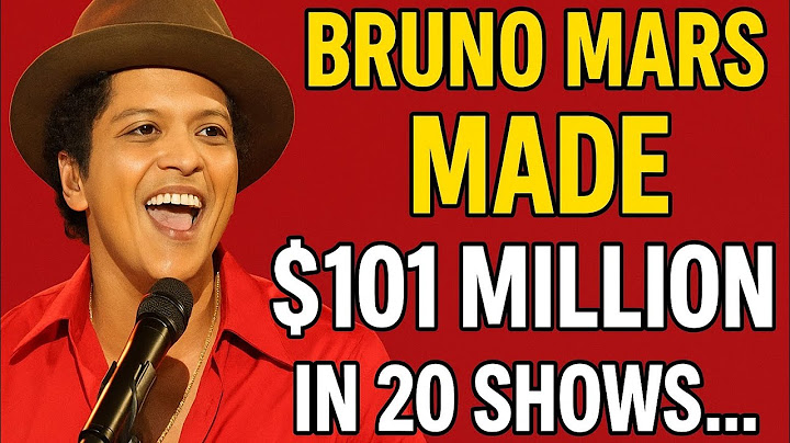 Bruno Mars 2025 Tour Numbers Are INSANE — $101 Million in 20 Shows Leaves EVERY Pop Star in SHOCK!