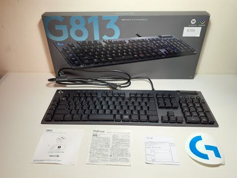 Logicool G ゲーミングキーボード G813-TC 有線 タクタイル 茶軸 薄型