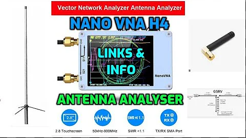 NANO VNA Antenna Analyser -Info, Links ,software, Firmware etc
