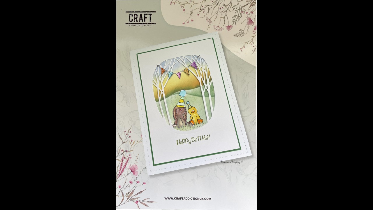 День рождения на лугу... #craftaddictionuk