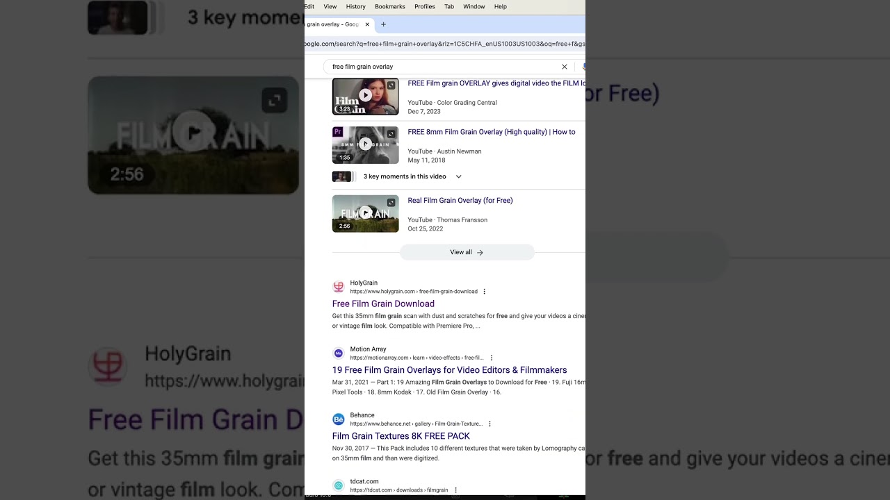 Как добавить зернистость пленки в бесплатной версии DaVinci Resolve