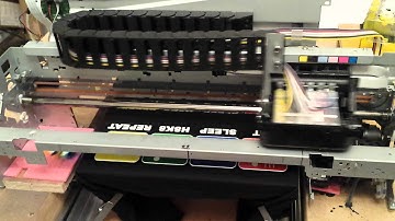 DIY DTG Epson 1400 printing colour on black (CMYK)