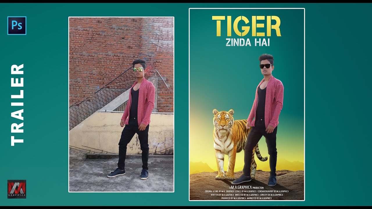 Tiger Zinda Hai Movie  Poster Editing 