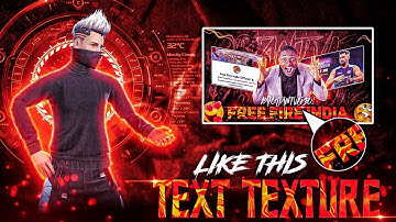 HOW TO MAKE TEXT TEXTURE LIKE THIS 🤔 ? | ANZX GFX | HASU GFX | GFX