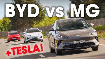 NEW Tesla Model Y vs BYD Sealion 7 vs MG IM6 review – which is BEST? | What Car?