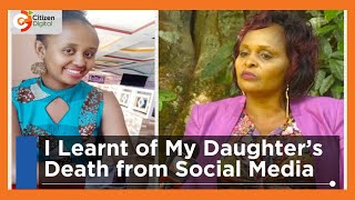 I learnt of my daughter's death through social media