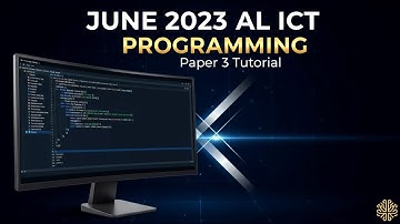 June 2023 AL ICT P3 - Programming #june2023 #programming #alevel2023