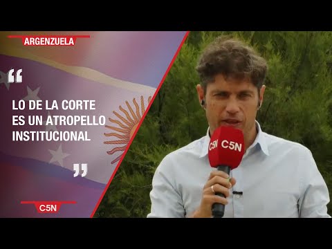 ENTREVISTA a AXEL KICILLOF desde el PARTIDO de la COSTA