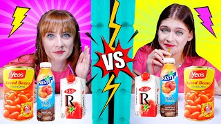 ASMR Twin Telepathy Challenge With Mystery Drink | Eating Sounds LiLiBu