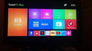 how to set up android tv box Q plus box and IPTV install unboxing and review image