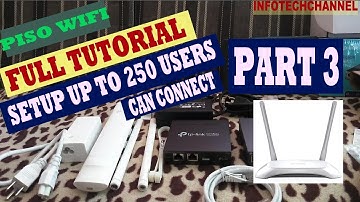 Part 3. New Piso WiFi | Voucher based EAP225 |Omada OC200 - How to Setup up to 250 users can Connect