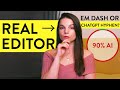 Em dashes, explained by a copyeditor (detect AI writing)