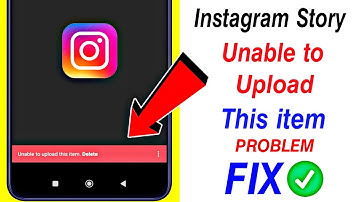 unable to upload this item instagram story | Instagram story problem 2025/ Couldn