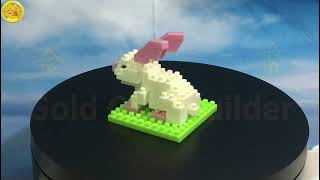 【金幣】LEGO 樂高 Rabbit 兔子 60片 Zoobabies 001 Bricks Intellect 定格動畫【Gold Coin Builder】