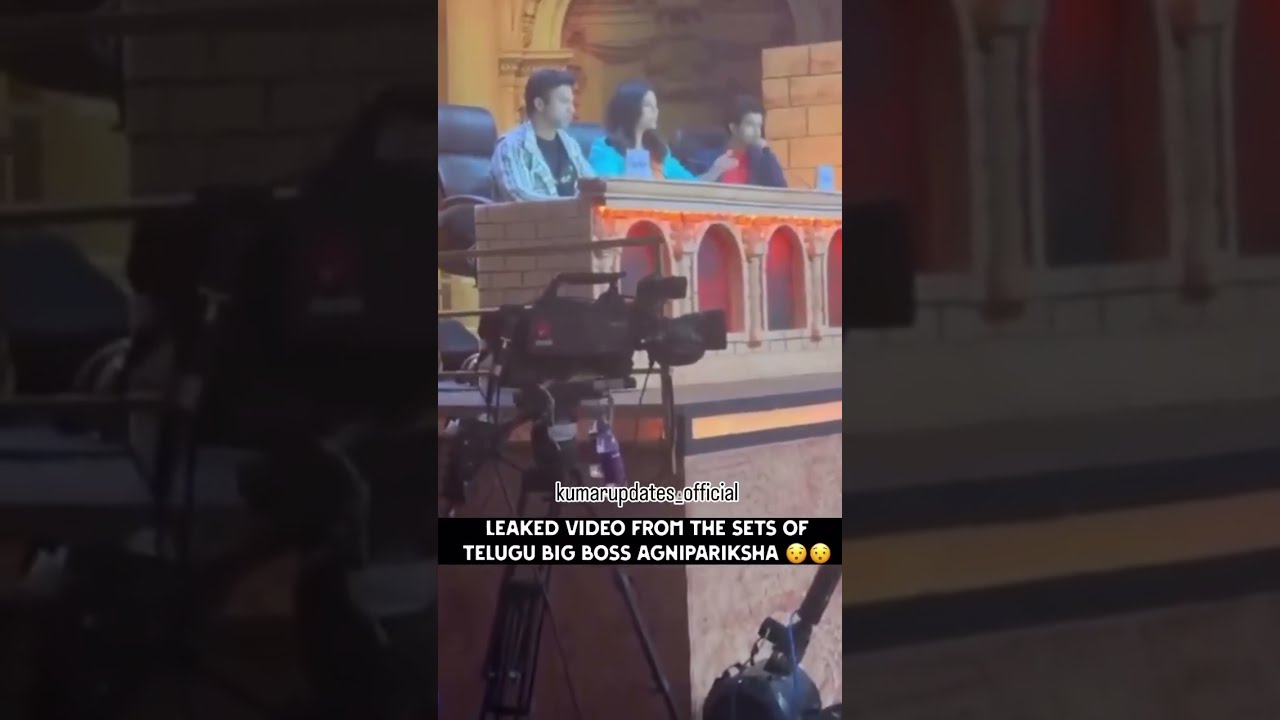 Leaked Video From The Set F BIGGBOSS AGNIPARIKSHA 
