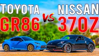 Nissan 370Z NISMO vs Toyota GR86 | Japanese FR Coupe Head to Head