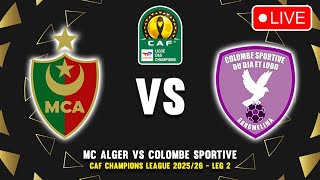 Mc Alger Vs Colombe Sportive Caf Champions League 202526 Preview & Predictions