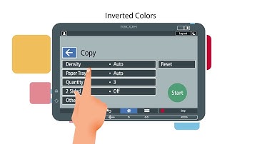 Accessibility App for Ricoh Smart Operation Panel