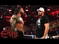 Roman reigns and tyson fury face off wwe clash at the castle wwe network exclusive