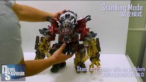 Devil Saviour Trouble Maker fully assembled prototype Devastator