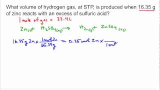 Gas Stoichiometry