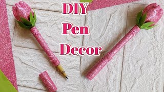 School Craft Ideas Easy || Pen Cover || Pen Decoration ideas || Art and Craft || Diy Craft Ideas.