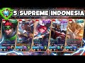 5 Harapan Bangsa 🇮🇩 Jadi Satu Melawan EVOS - Mobile Legends