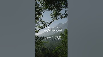 الآيات ٣٧-٣٨ من سورة النور بصوت القارئ الشيخ ماهر المعيقلي