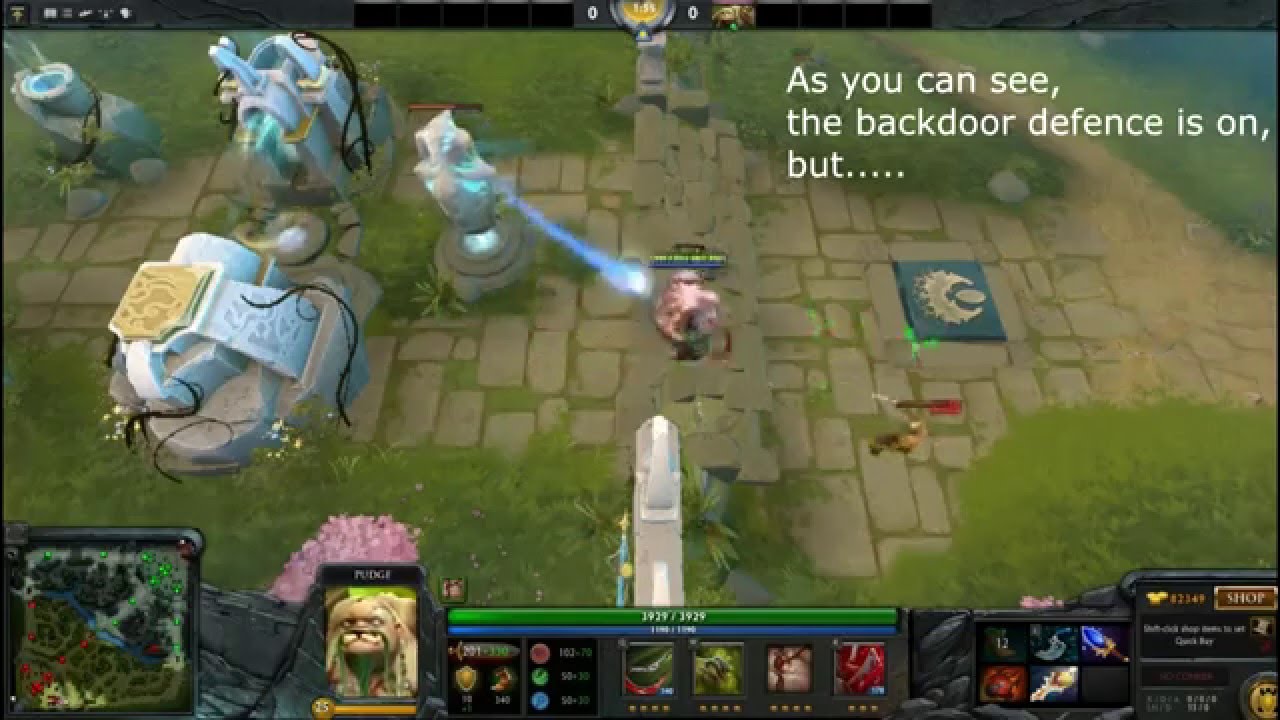 Dota 2 Patch 6.86 Backdoor Protection Disable with Pudge YouTube
