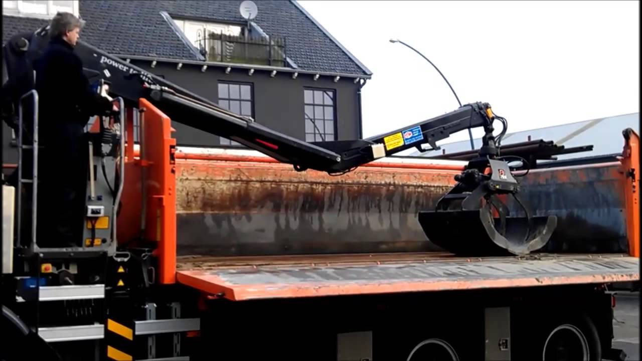 Invouwen Z-Kraan - in bak