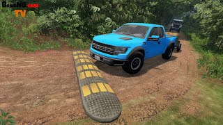 Cars vs Massive Speed Bumps #11 - BeamNG.drive | BeamNG-Cars TV