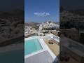 White Loft Ios Senior Suite - Room Tour #shorts #greece