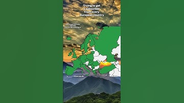 Trying to get a subscriber from every European country #map #mapper #geography #europe #mapping