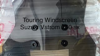 Touring windscreen for #suzuki #vstrom250 - Visor Bros