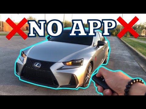 How To Remote Start Your Lexus WITHOUT The App!!