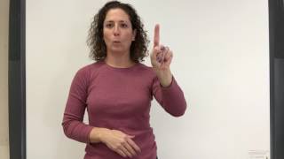 Sign Language Book - fractions