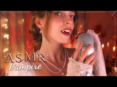ASMR | VAMPIRE Princess is Obsessed with You 💋 MOUTH SOUNDS, Kisses, and Whispers Up Close 🖤