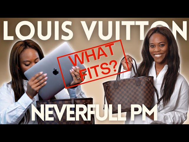 Louis Vuitton Neverfull MM VS. PM Pouch Review!! What fits? How to
