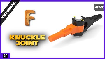 Design a Knuckle Joint in Fusion 360 | Fusion 360 Tutorial 2021 | It’s made EZy