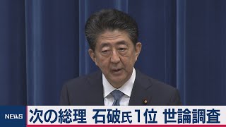 次の総理 石破氏１位 世論調査（2020年8月31日）