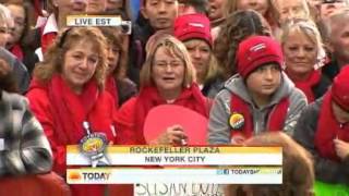 Susan Boyle  -  Perfect Day  ( Today Show 2010 ) New Tork