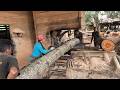 2x20 Wood Cutting Technique with Sawmill Machine