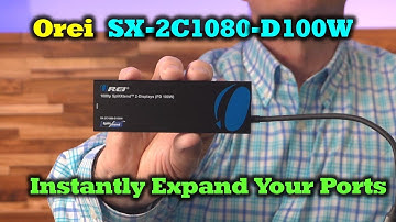 Orei SplitXtend SX 2C1080-D100W | Instantly Expand Your Laptops Connections