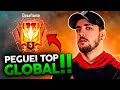 OURO AO TOP GLOBAL!!! FIQUEI 24 HORAS JOGANDO FREE FIRE!