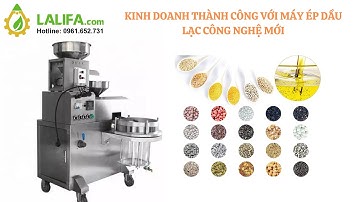 Máy ép dầu lạc kinh doanh công nghệ mới Lalifa-KD03