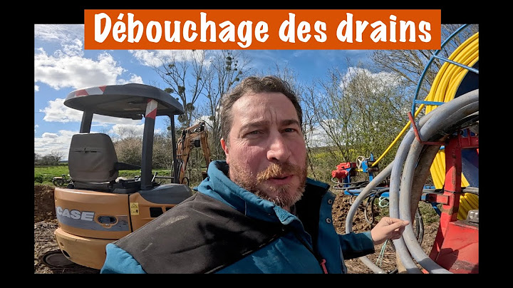 Trop de pluie = débouchage des drains !