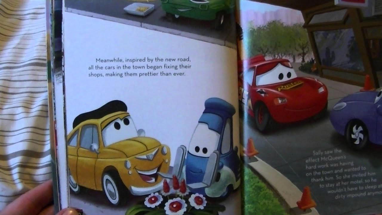 Disney Cars bed time book read with me YouTube